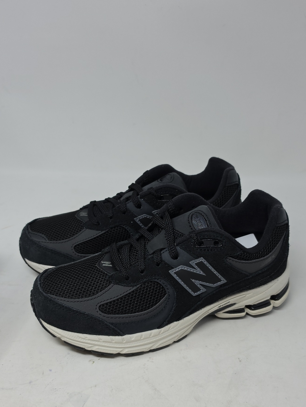 New Balance 2002R Kids Black & White Running Sneakers